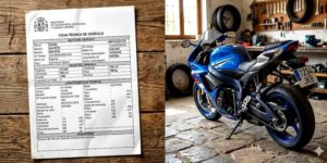 Ficha técnica reducida para moto y ciclomotor importados en España